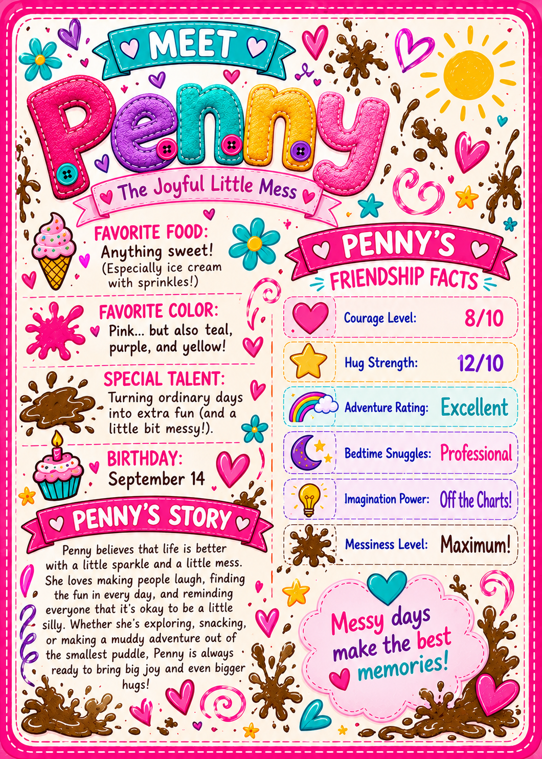 Penny stat card