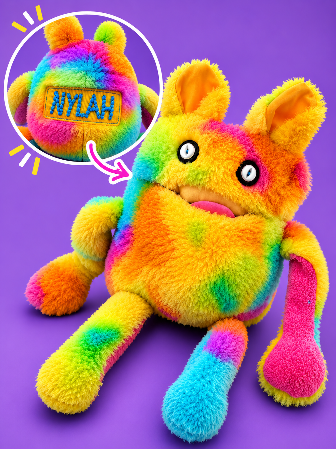 Twilight customized with a Nylah name patch sewn right on
